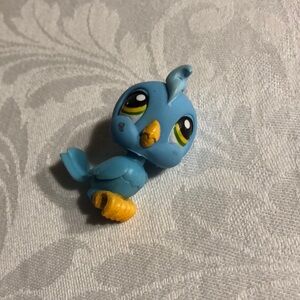 Littlest Pet Shop #317 Blue Cockatoo Bird LPS